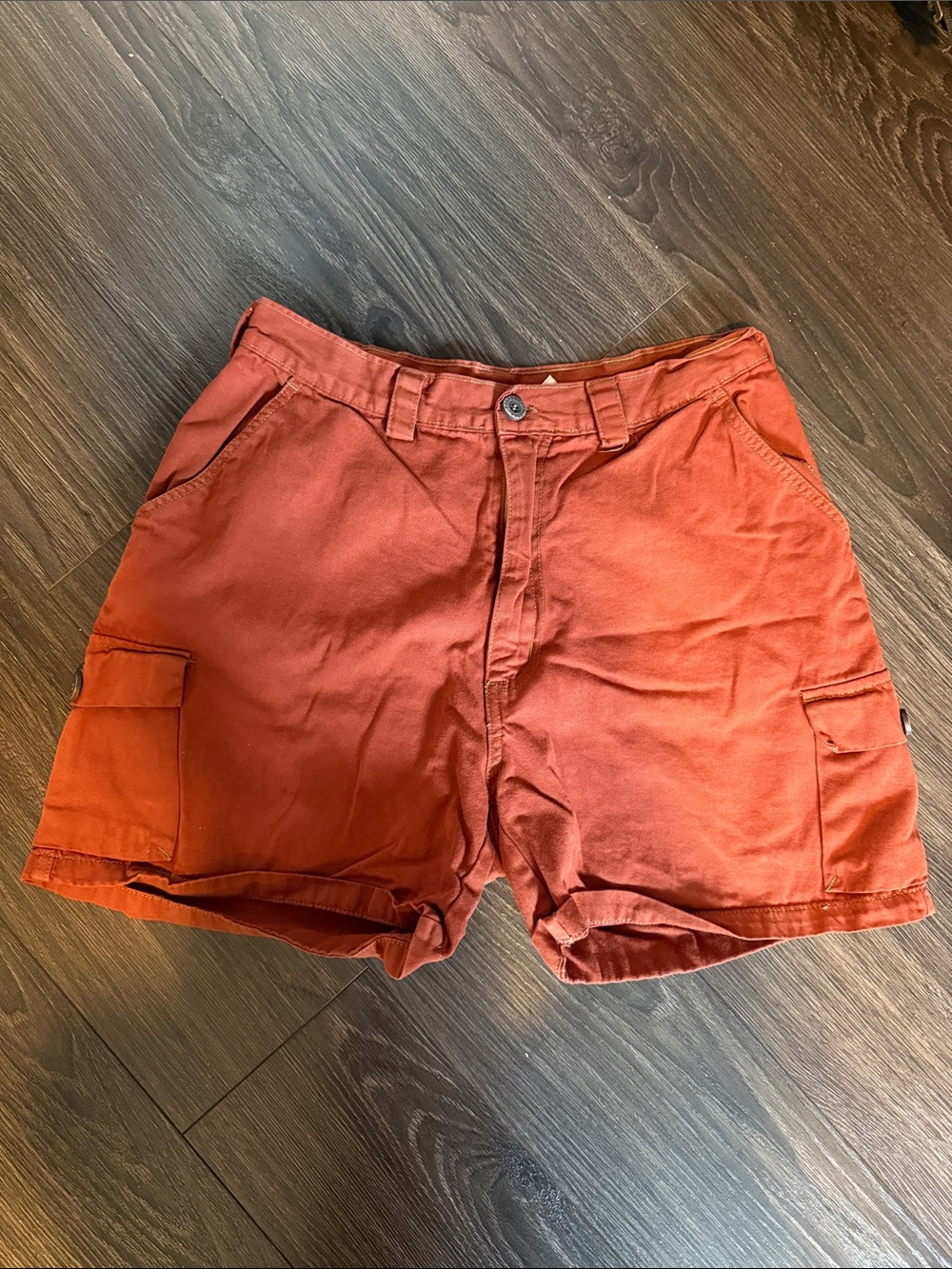 Vintage Women's Cargo Shorts in Burnt Orange